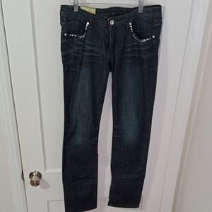 Machine  Pour Neuf Mode Indigo Jeans SZ 13